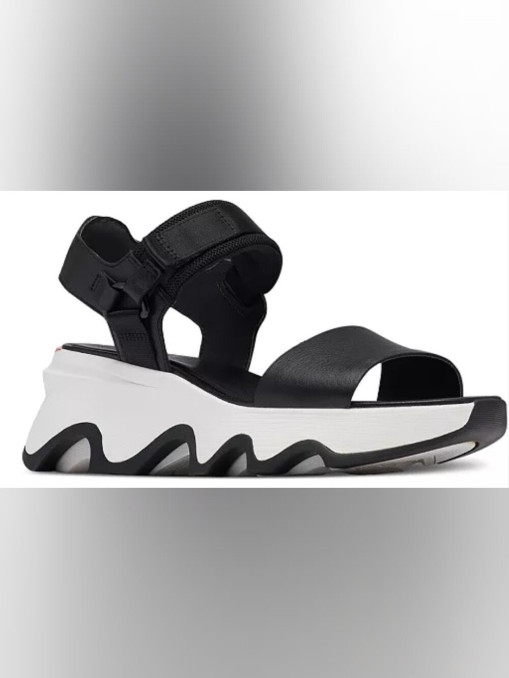Sorel Kinetic Impact Ankle-Strap Sport Platform Sandals Size 9 New MSRP $135